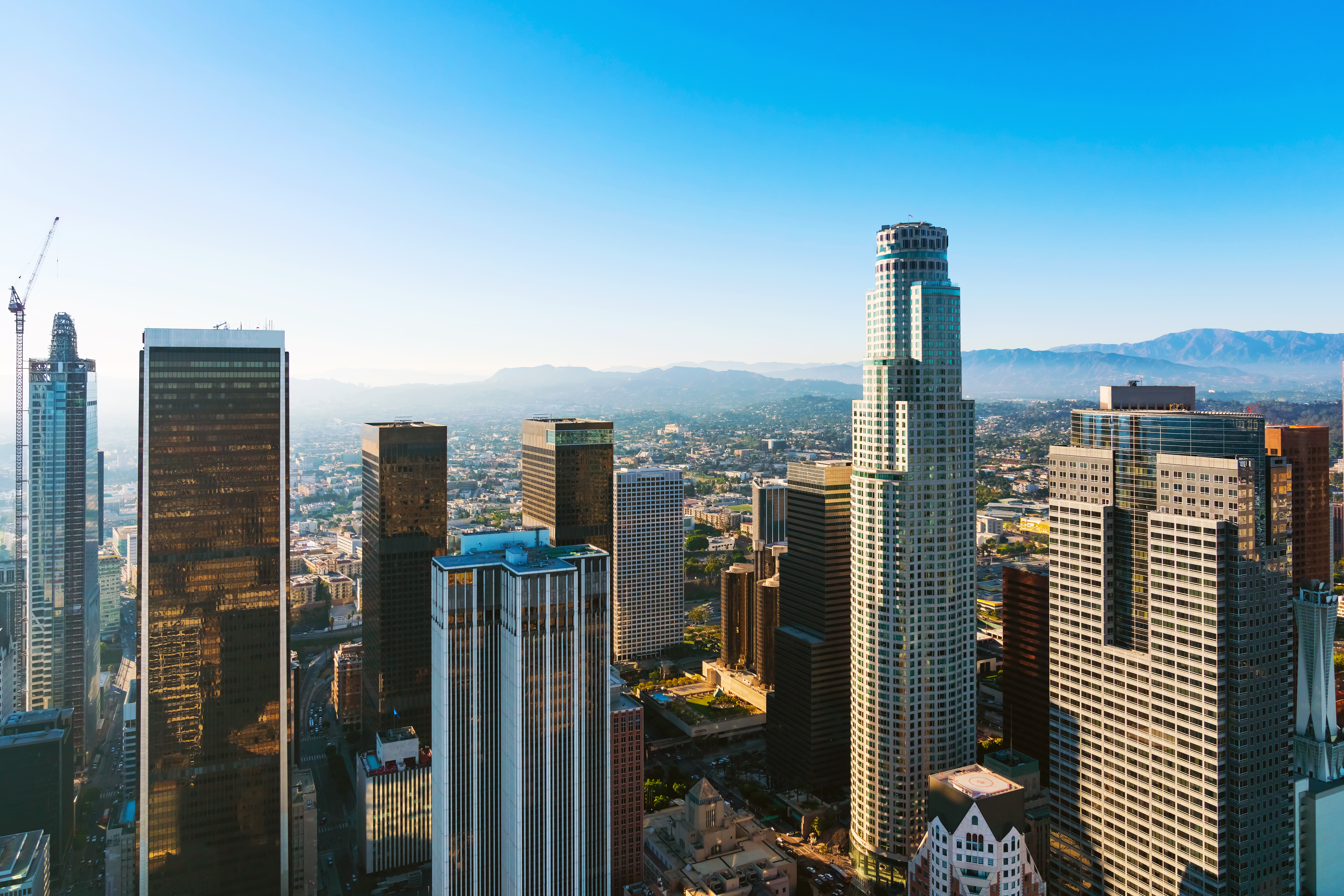 Los Angeles high rises.