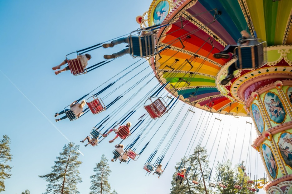 The flying swings.