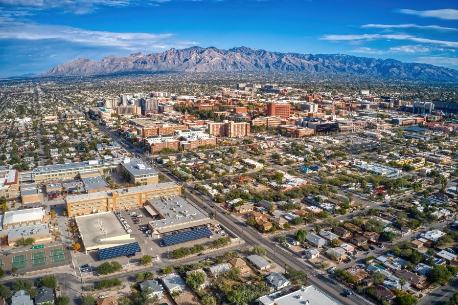 Tucson aerial view.