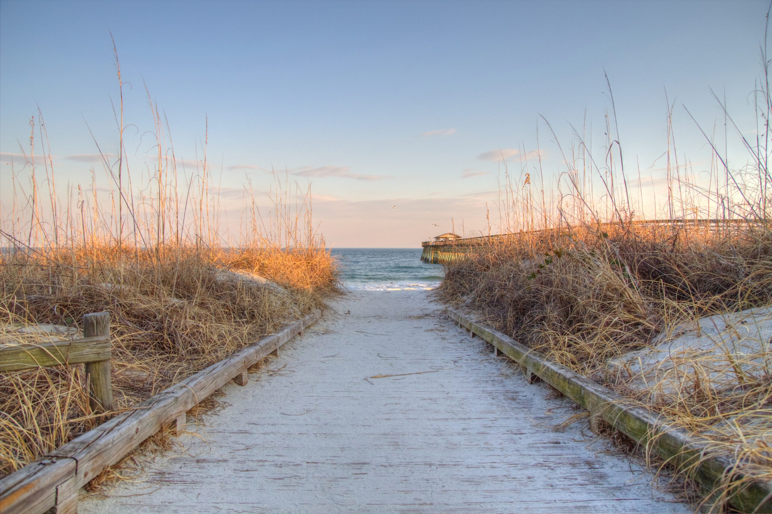 An East Coast beach.